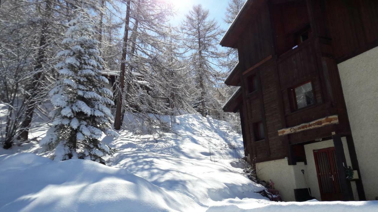 Chalet Les Arolles Les Orres Exteriér fotografie